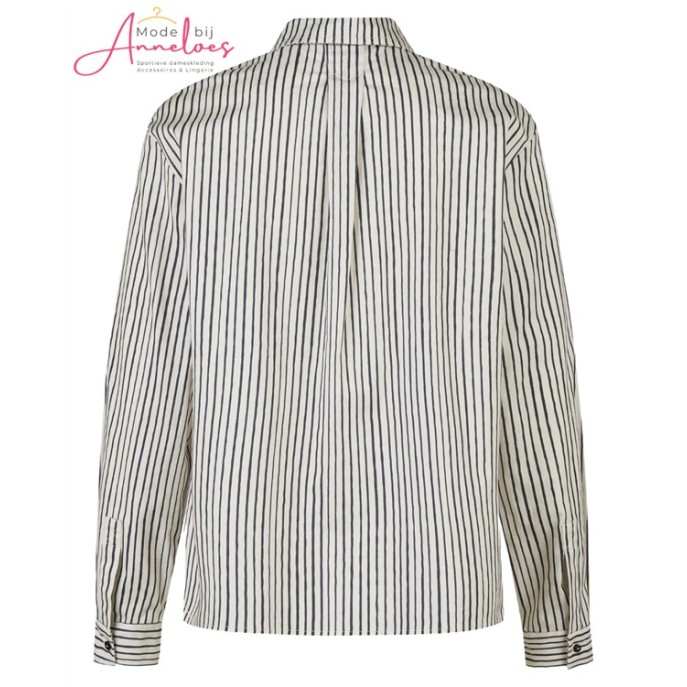 Barbara Lebek Blouse Streep 15985062 pailletten